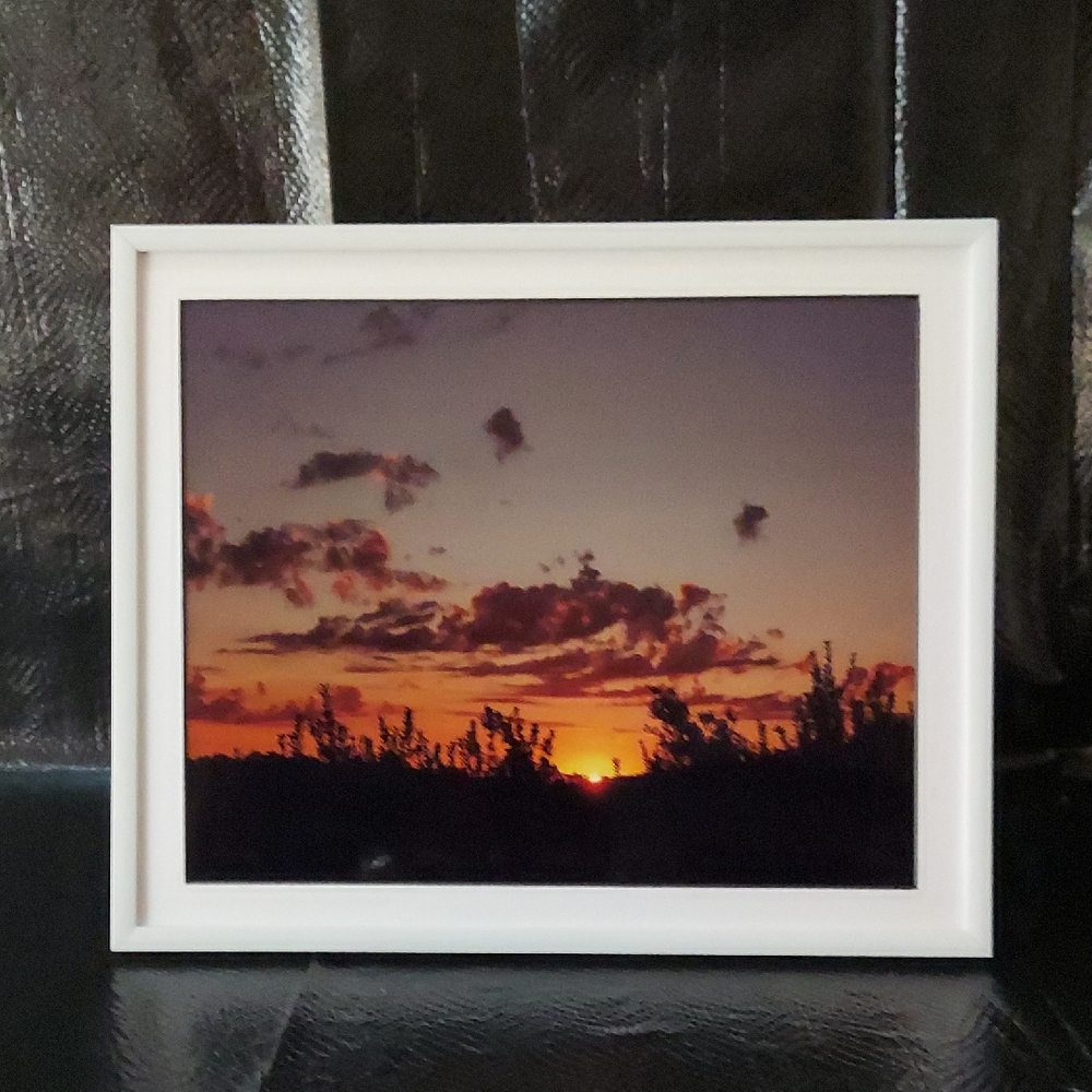 Framed Sunrise Photograph